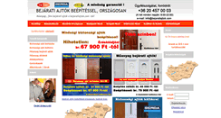 Desktop Screenshot of bejaratiajtok.com